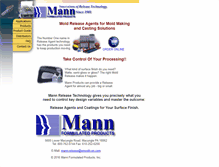 Tablet Screenshot of mann-release.com